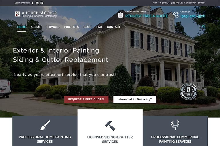 WP Digital | The Raleigh Paint Contractor